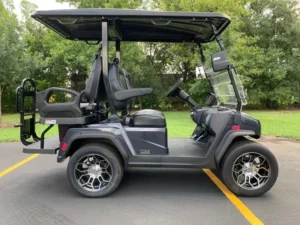 Black 2024 EVolution D5 Ranger 2+2 Golf Cart5