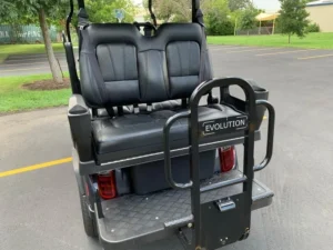 Black 2024 EVolution D5 Ranger 2+2 Golf Cart6