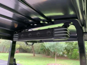 Black 2024 EVolution D5 Ranger 2+2 Golf Cart8