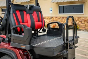 Red 2024 EVolution D5 Ranger 2+2 Golf Cart7