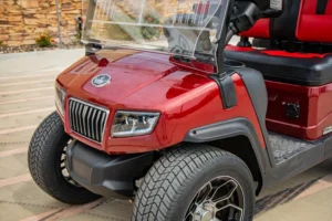 Red 2024 EVolution D5 Ranger 2+2 Golf Cart9