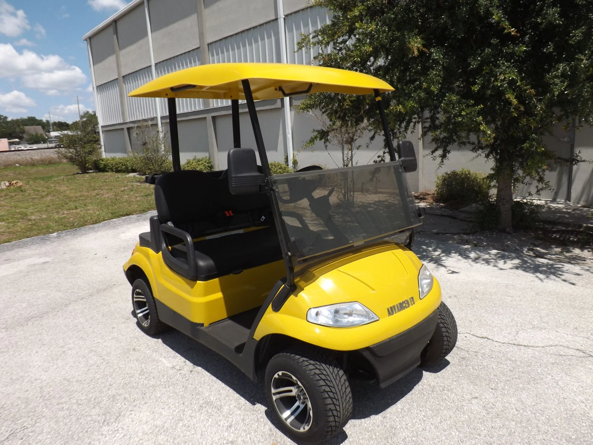 Yellow 2022 Advanced EV AEV 2 Golf Cart for Sale